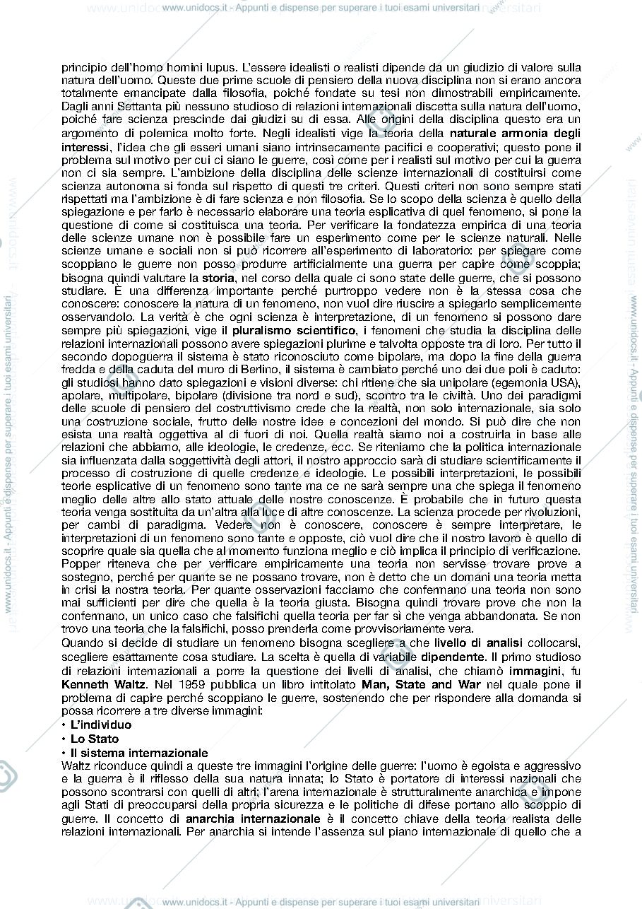 Anteprima pagina 2 — Relazioni internazionali 