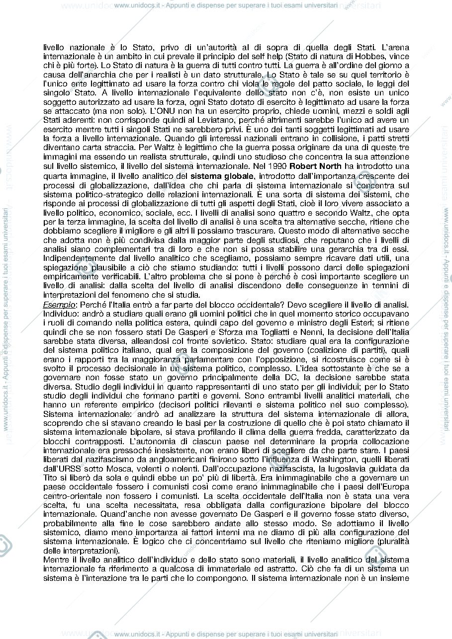 Anteprima pagina 3 — Relazioni internazionali 