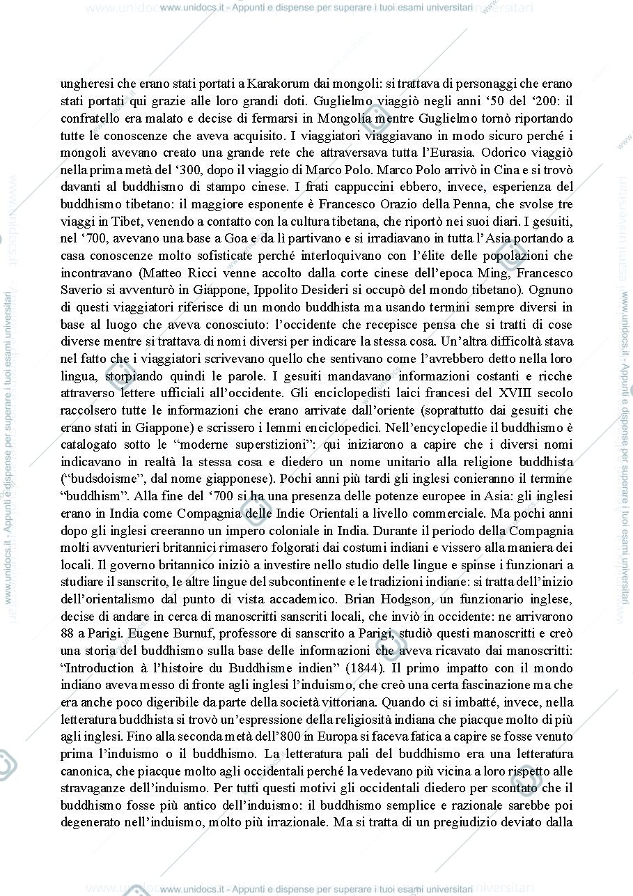 Anteprima pagina 3 — Appunti Storia del Buddhismo a.a. 2024/2025