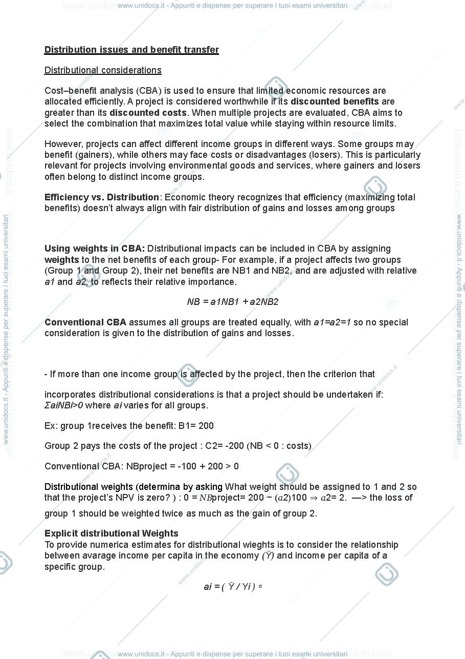 Anteprima pagina 1 — Resource valuation and decision making methods - module 2