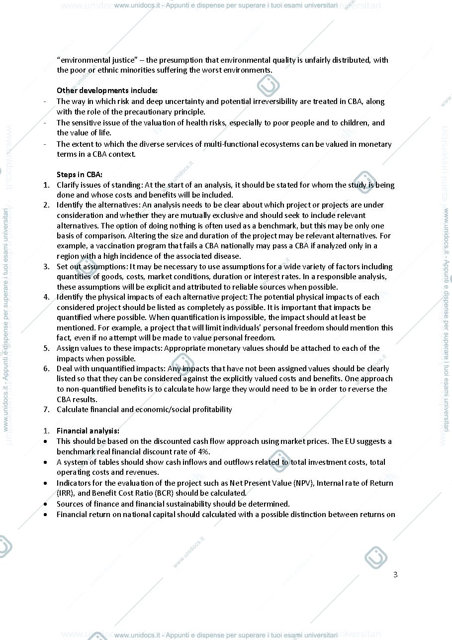 Anteprima pagina 3 — Resource Valuation and Decision making methods summary 2