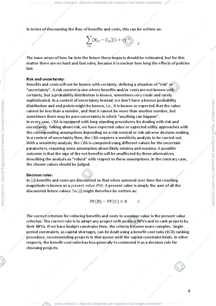 Anteprima pagina 4 — Resource valuation and decision making methods summary