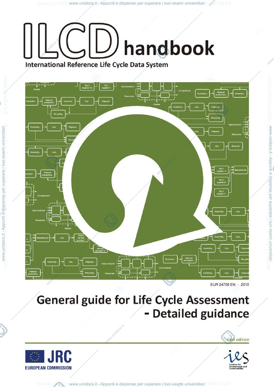 Anteprima pagina 1 — ILCD-Handbook
