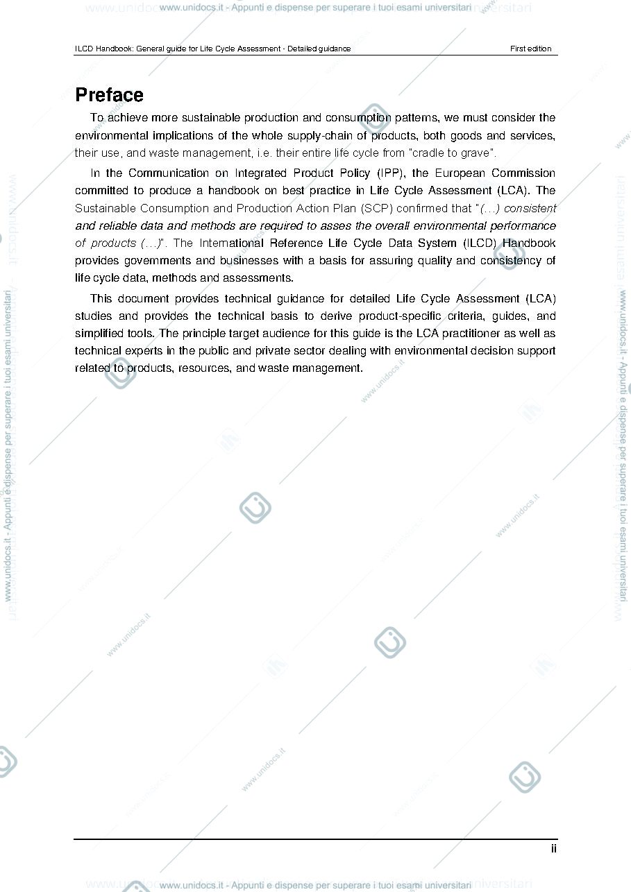 Anteprima pagina 3 — ILCD-Handbook