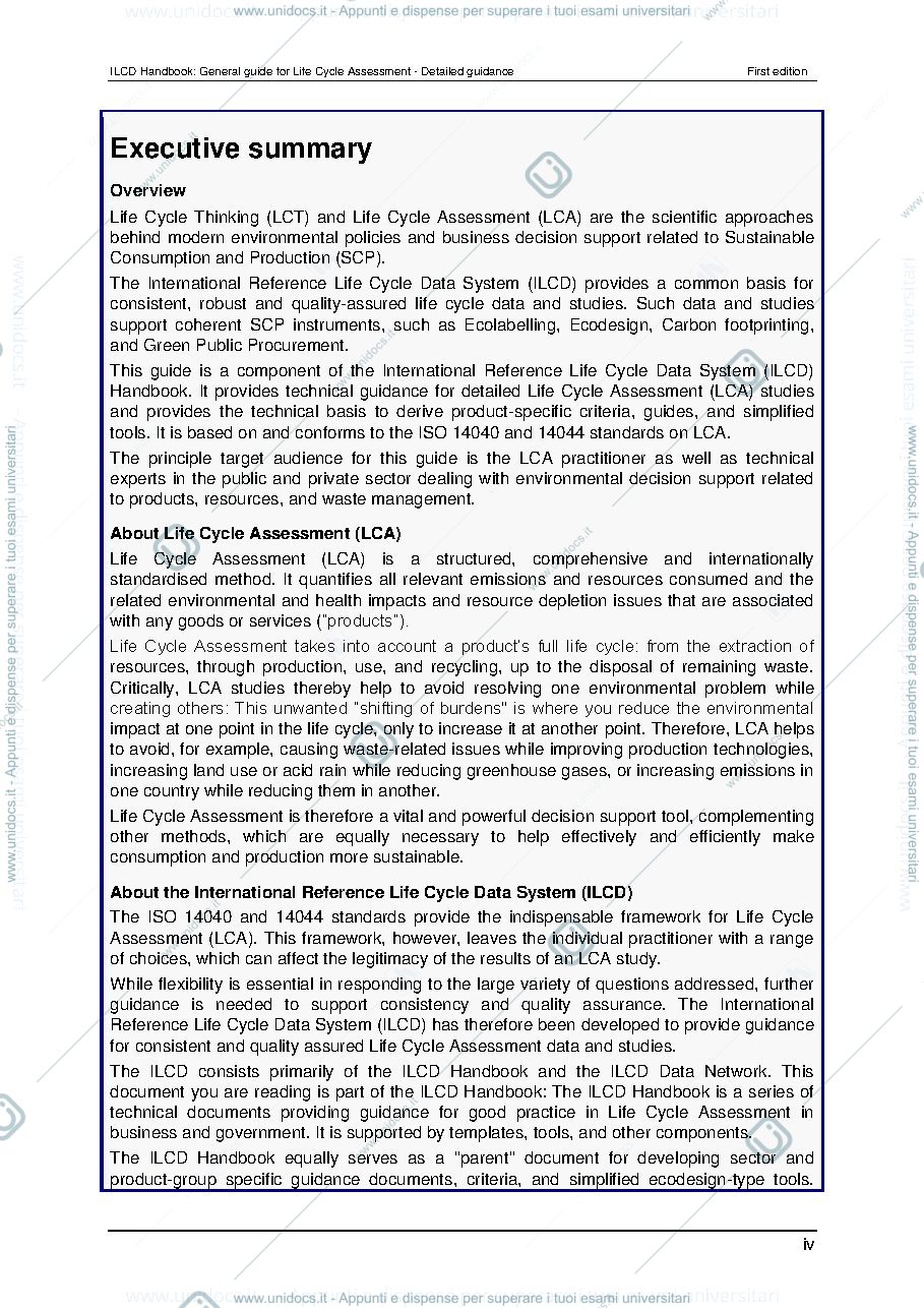 Anteprima pagina 5 — ILCD-Handbook