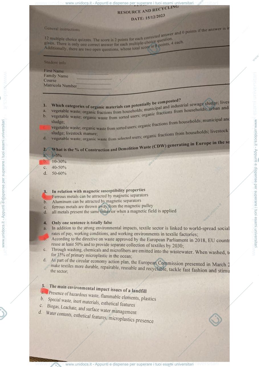 Anteprima pagina 2 — Exams