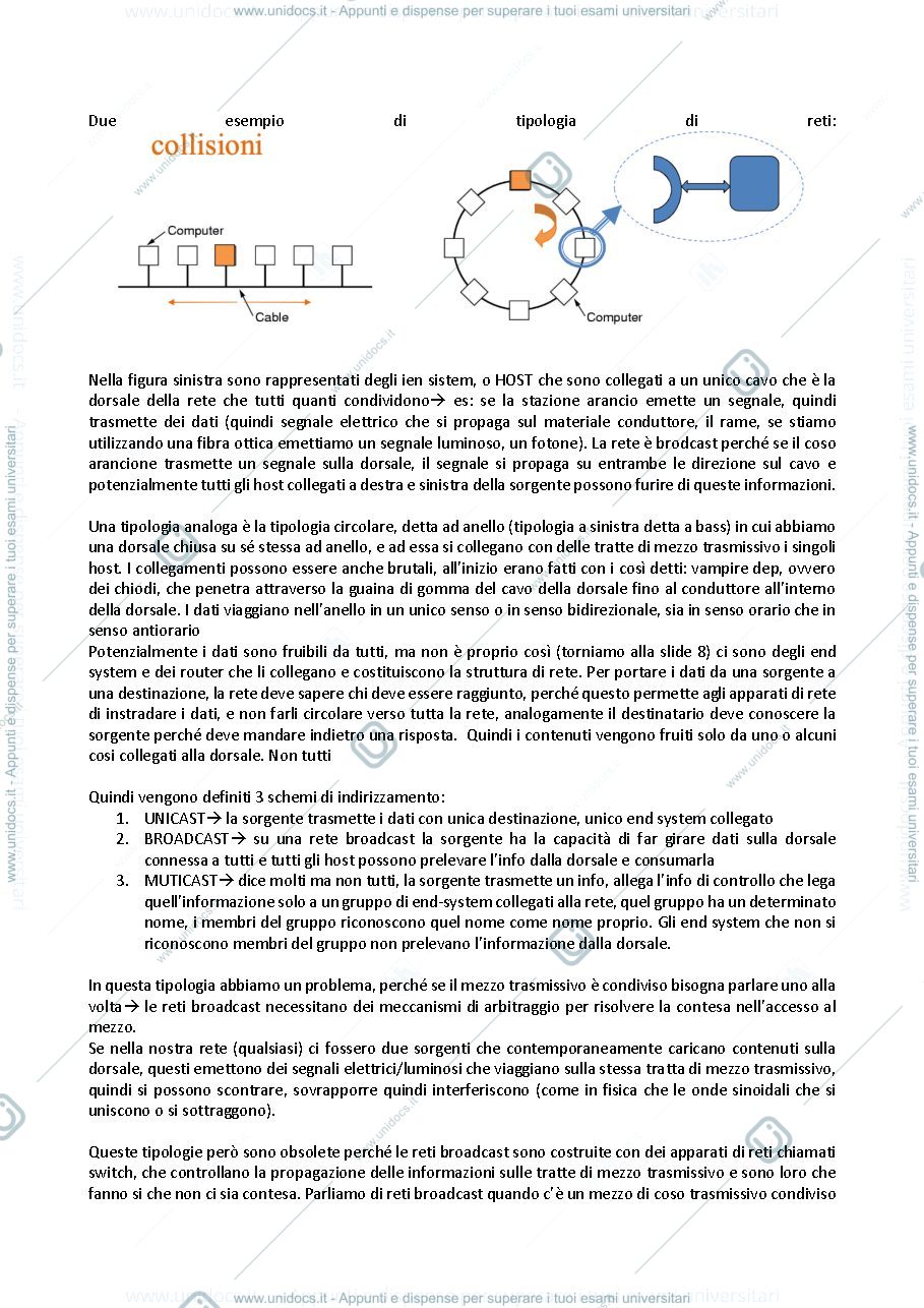 Anteprima pagina 2 — RETI DI CALCOLATORI