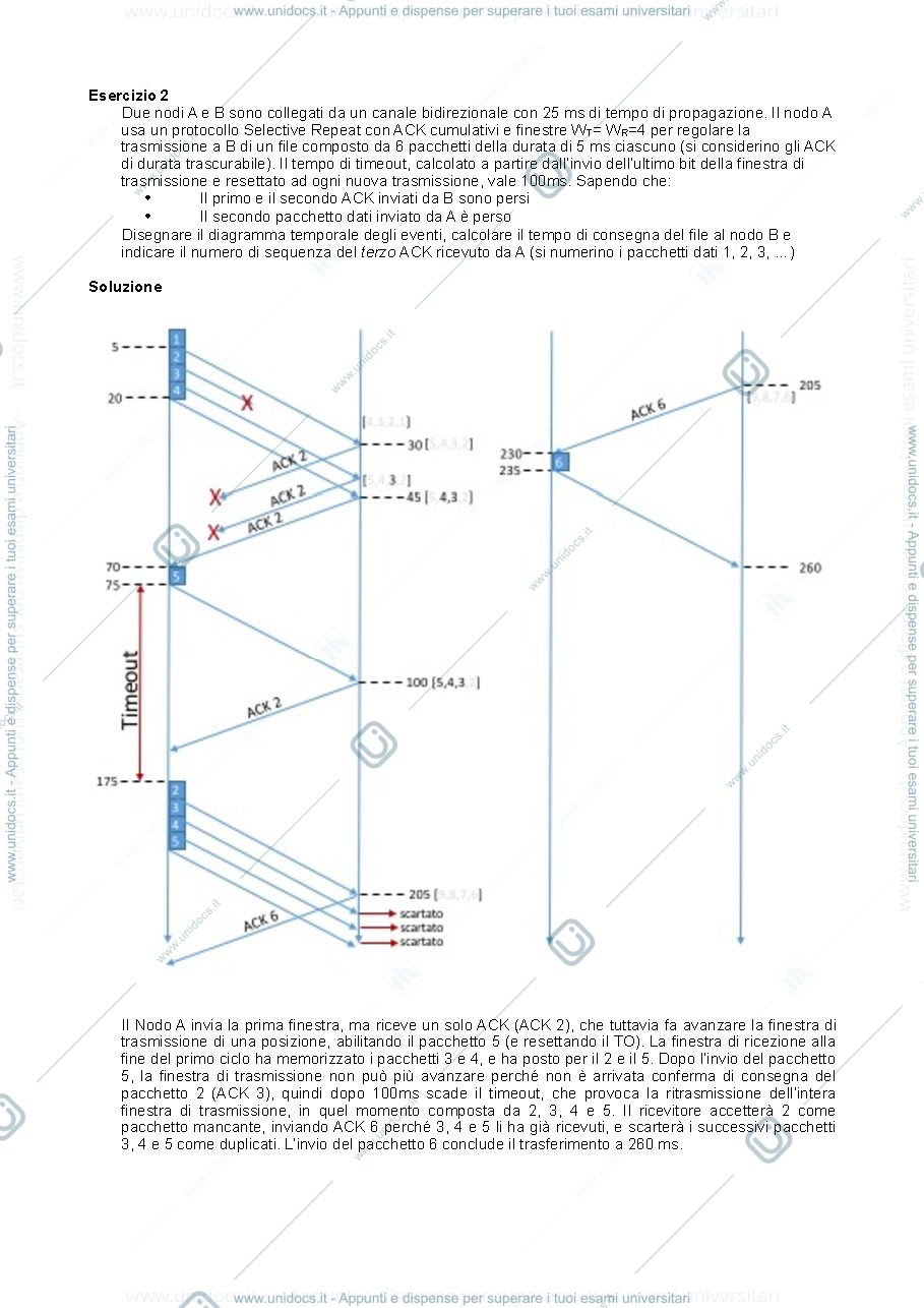 Anteprima pagina 3 — Problemi Reti di calcolatori