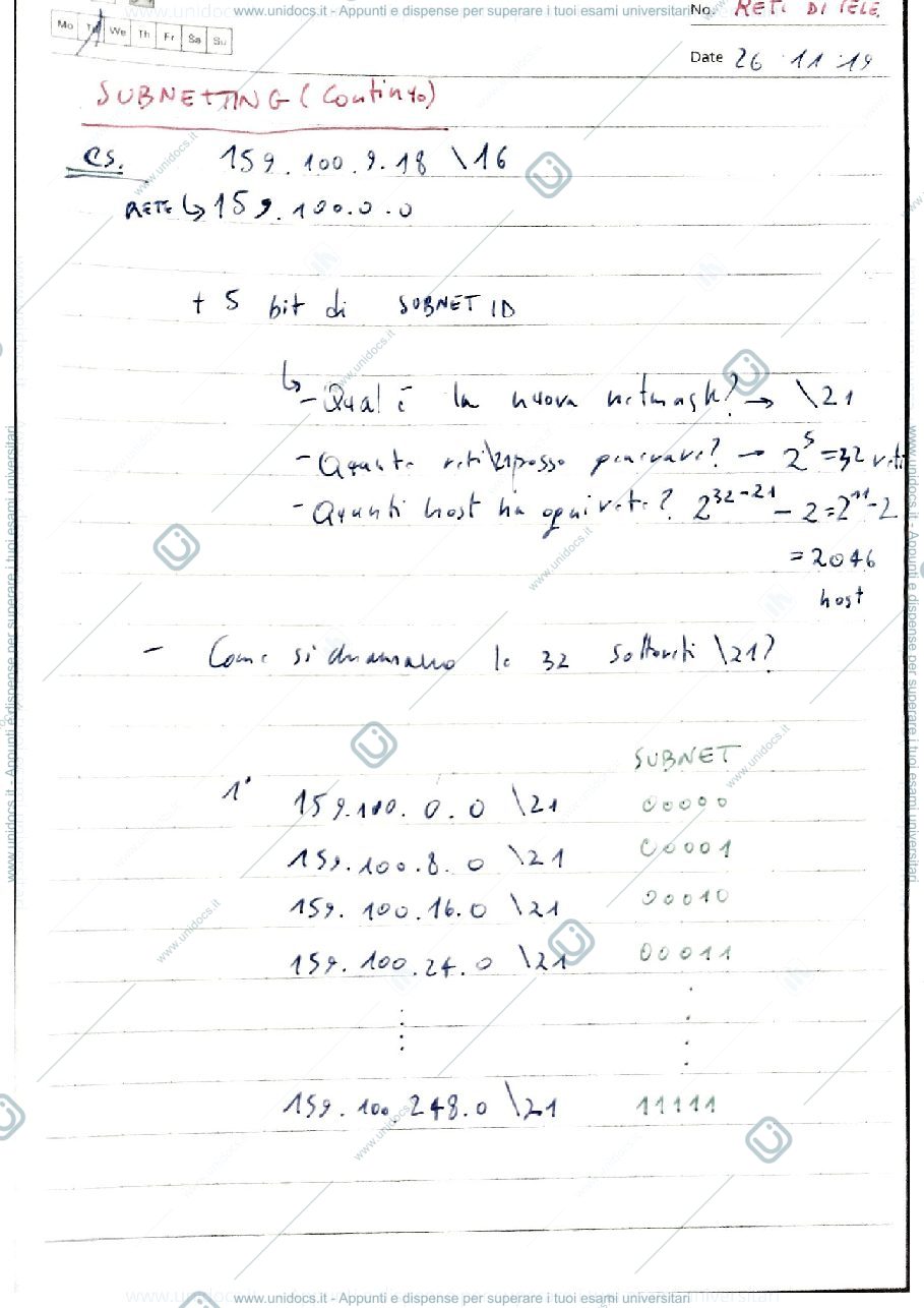 Anteprima pagina 2 — appunti prof: Tornatore Massimo