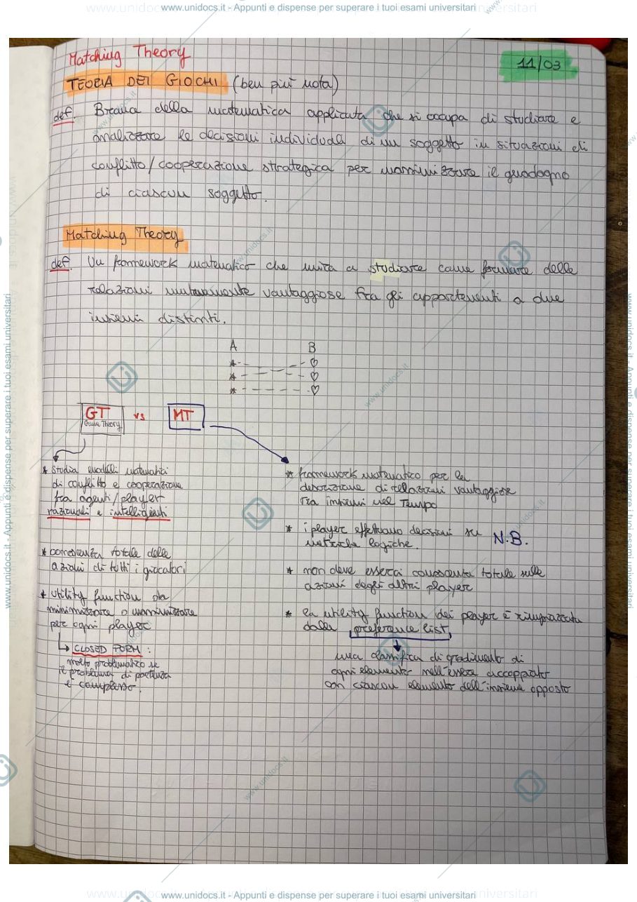 Anteprima pagina 1 — Appunti Applicazione - 3FU