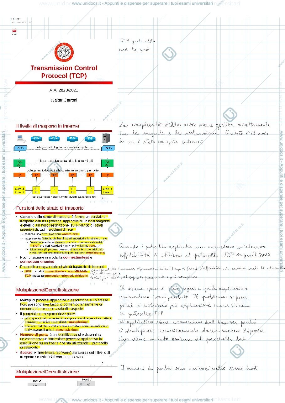Anteprima pagina 1 — TCP