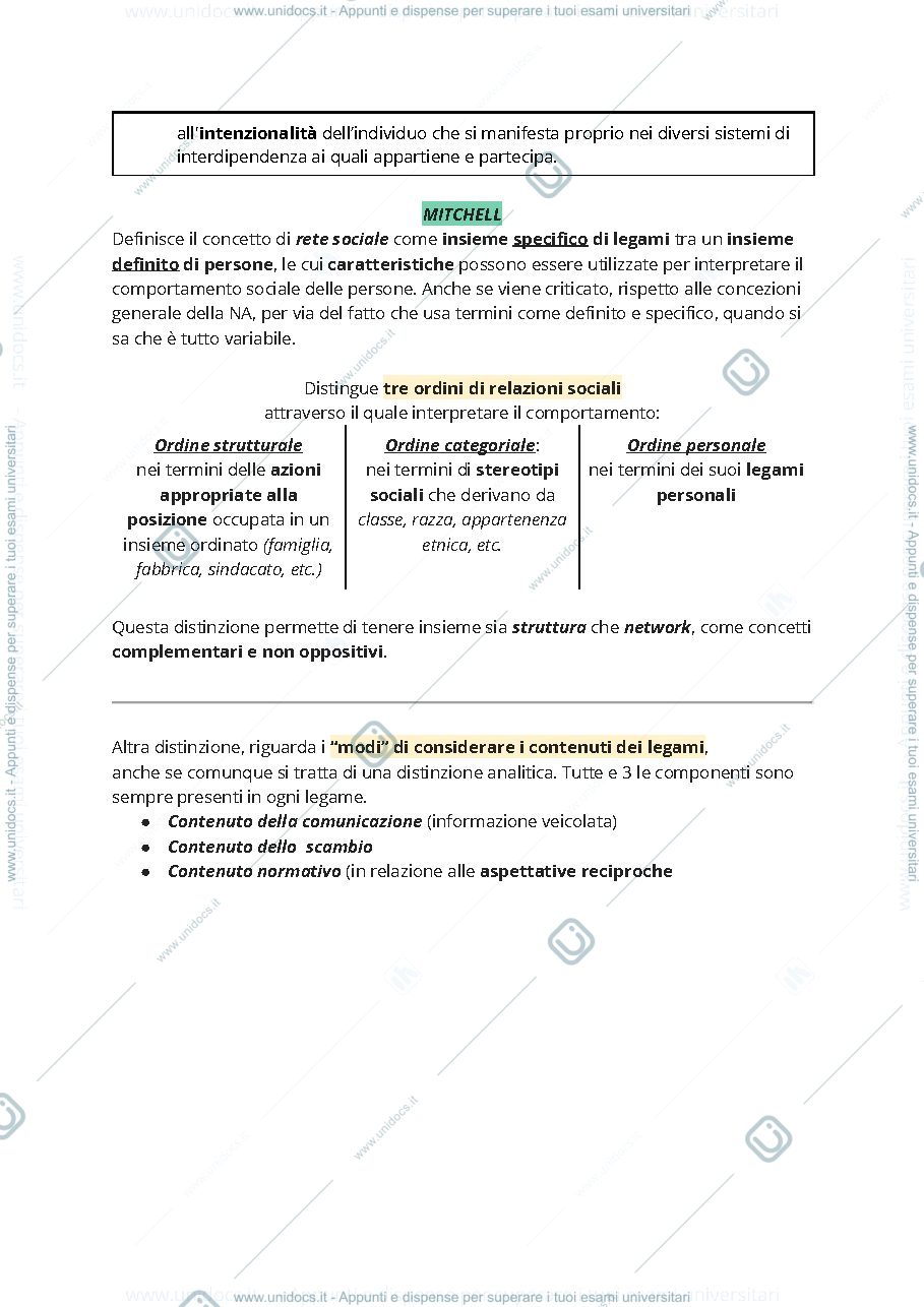 Anteprima pagina 3 — riassunto reti