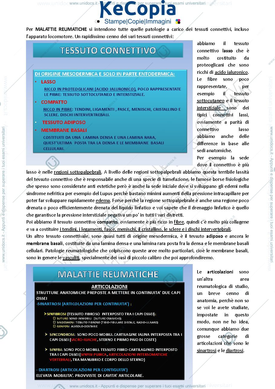 Anteprima pagina 3 — Dispensa reumatologia 