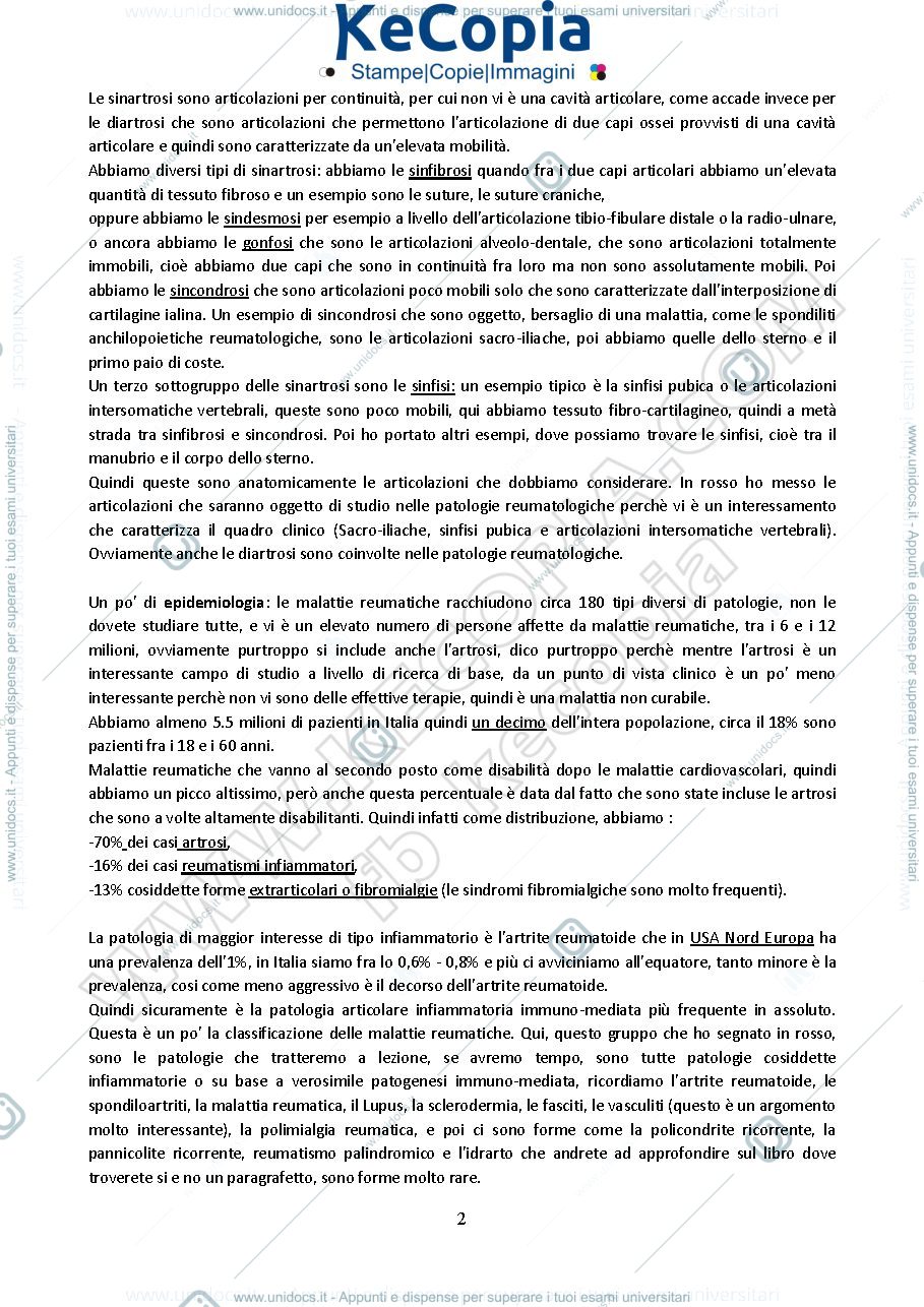 Anteprima pagina 4 — Dispensa reumatologia 