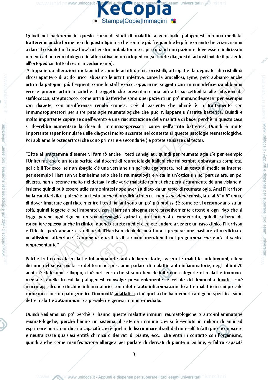 Anteprima pagina 5 — Dispensa reumatologia 