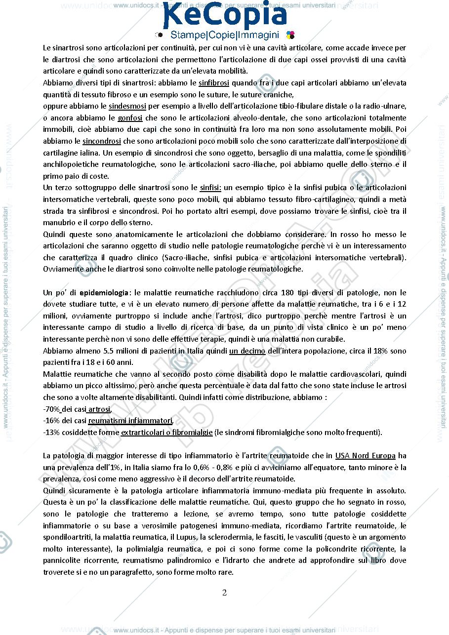 Anteprima pagina 4 — Dispensa di reumatologia uniba