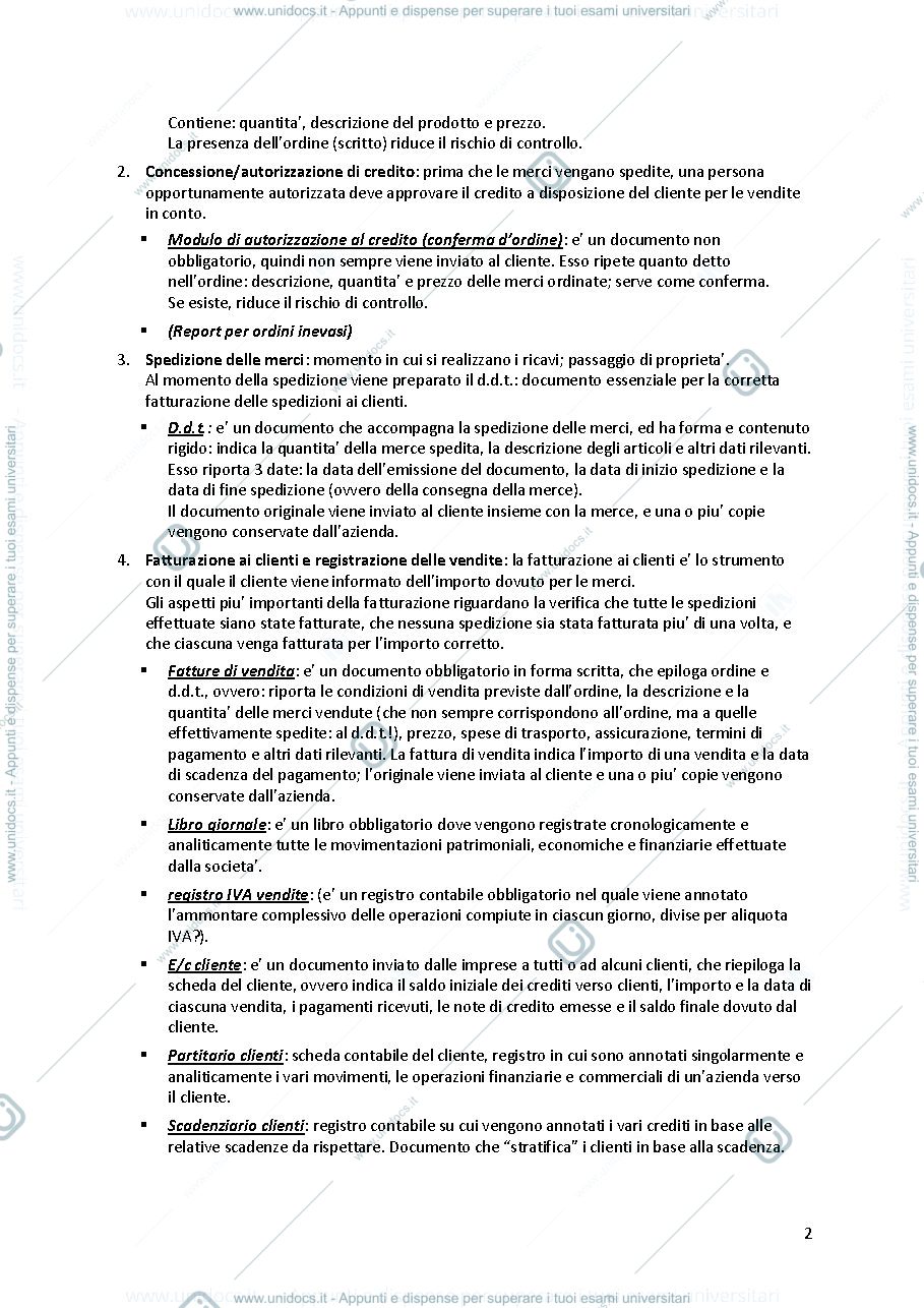 Anteprima pagina 2 — Revisione Aziendale Prof. Giorgio Rusticali 