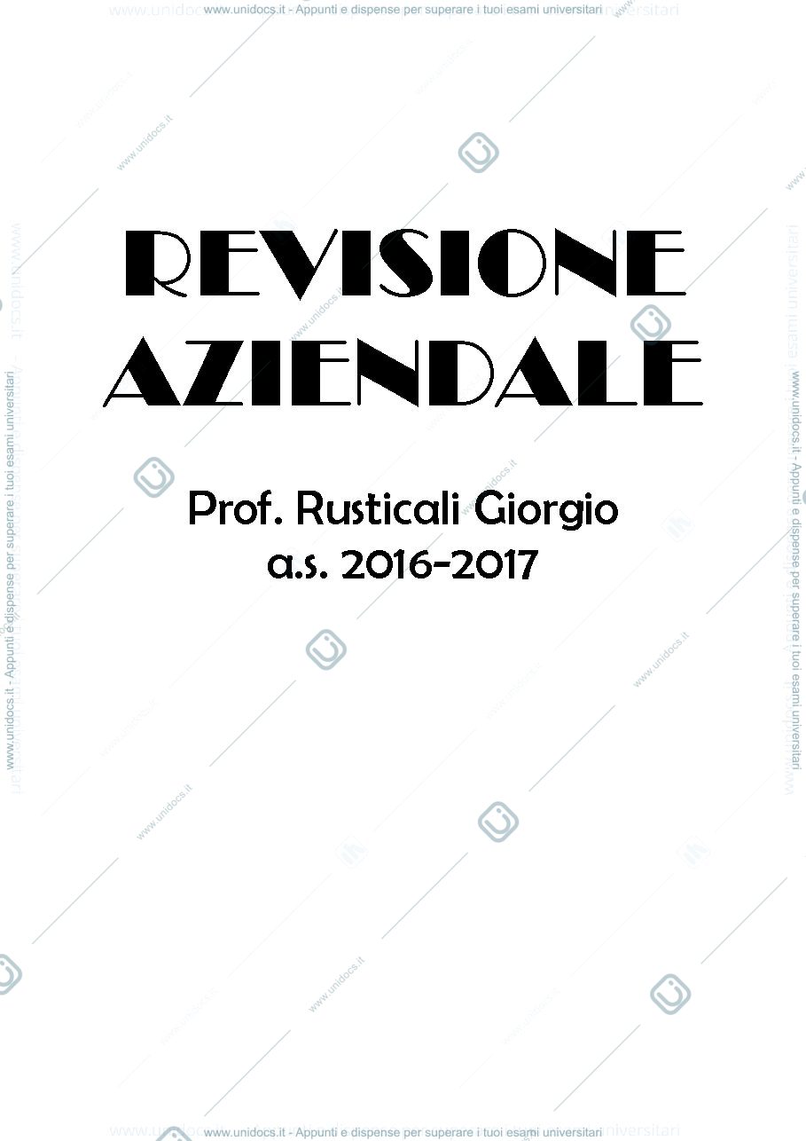 Anteprima pagina 1 — Revisione aziendale Giorgio Rusticali