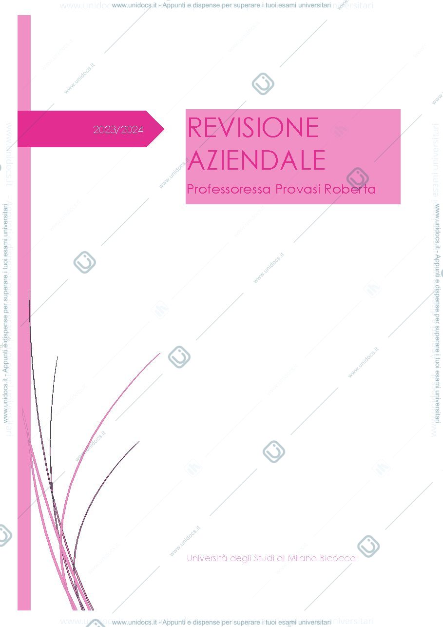 Anteprima pagina 1 — Revisione aziendale