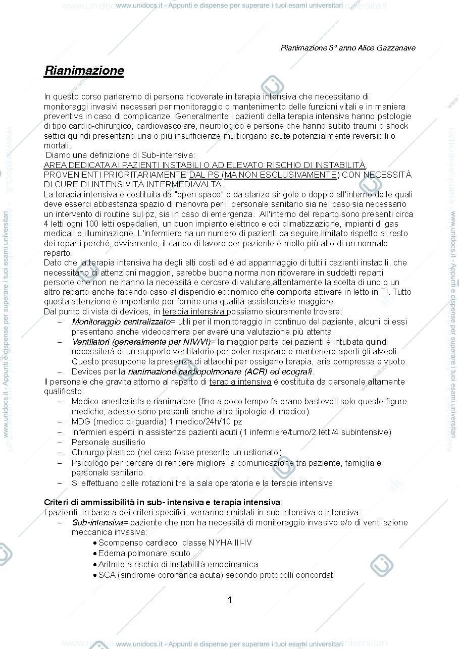 Anteprima pagina 1 — Rianimazione