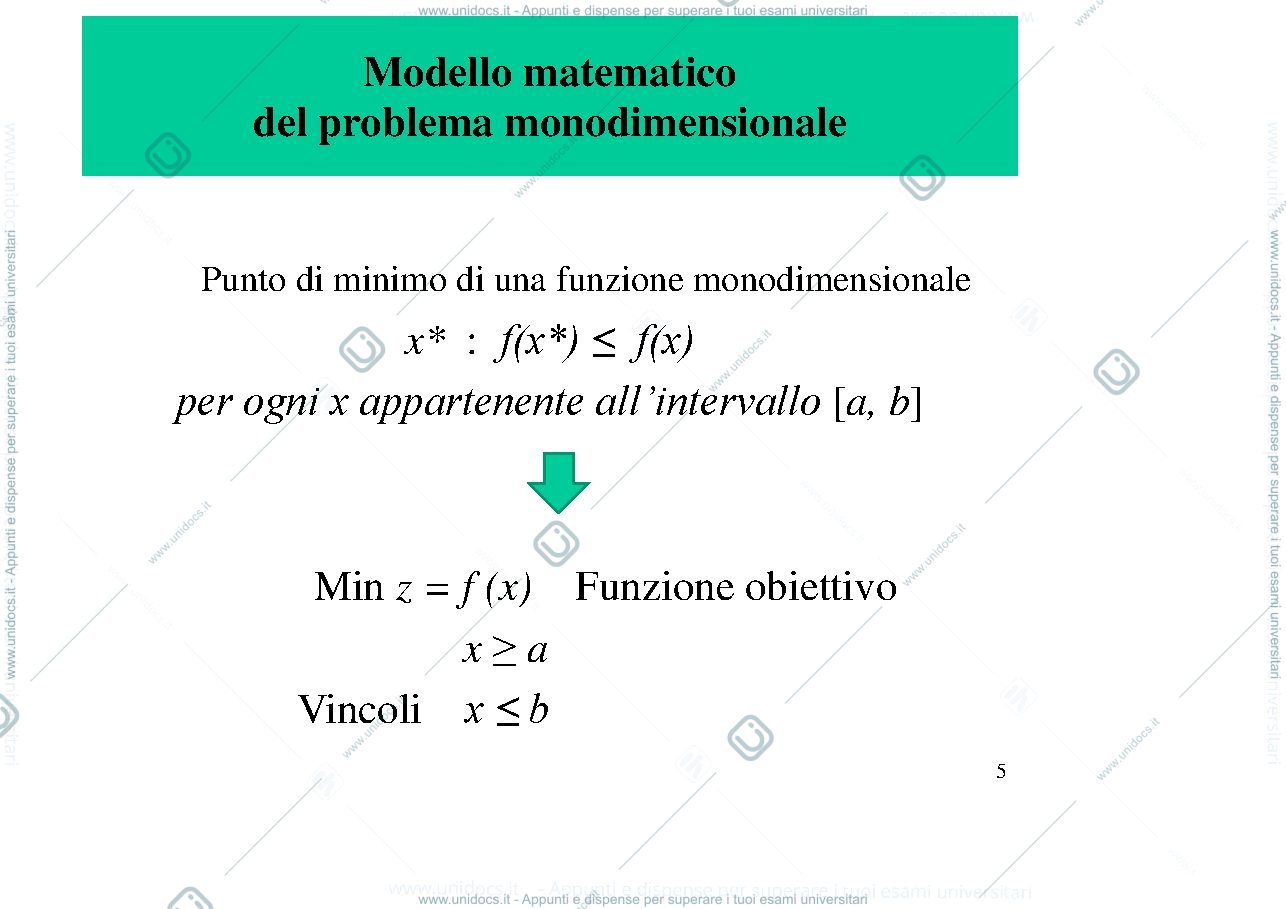 Anteprima pagina 5 — RICERCA OPERATIVA