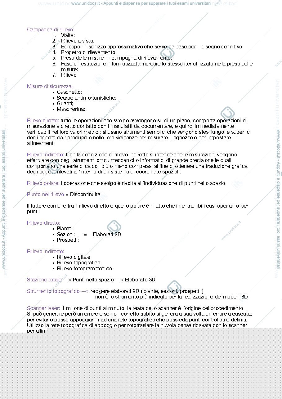Anteprima pagina 1 — Appunti per esame