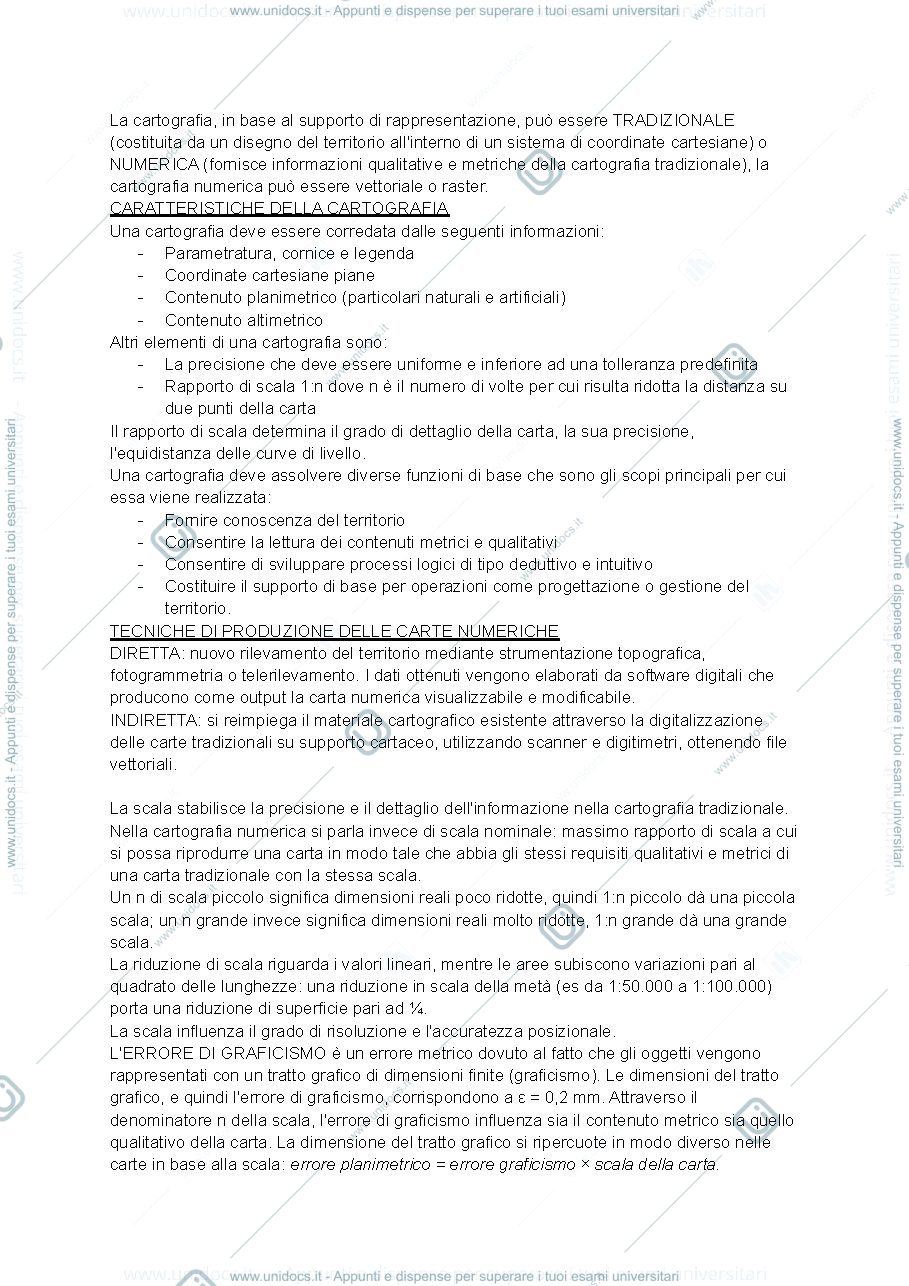 Anteprima pagina 2 — RILIEVO E RAPPRESENTAZIONE DEL PAESAGGIO riassunto