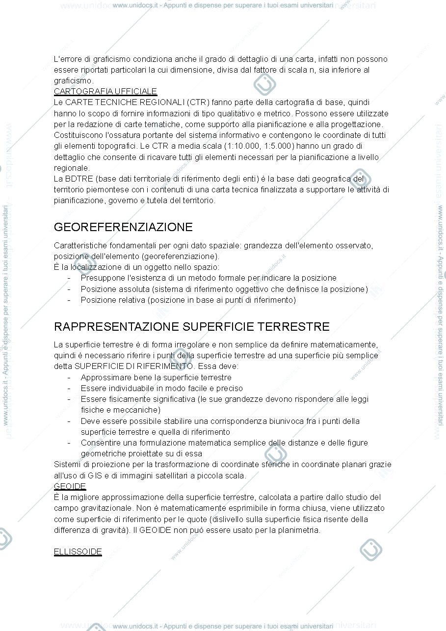Anteprima pagina 3 — RILIEVO E RAPPRESENTAZIONE DEL PAESAGGIO riassunto