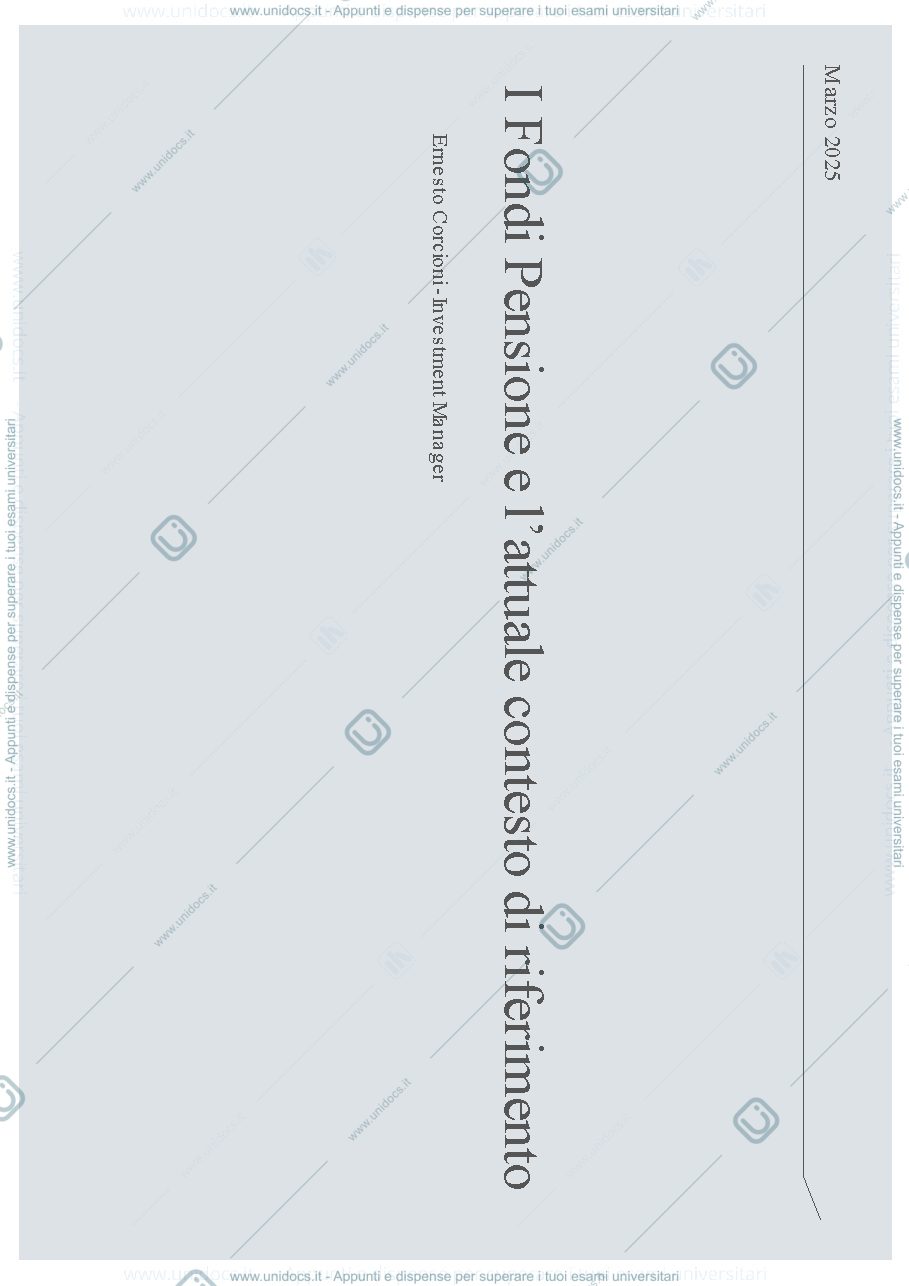 Anteprima pagina 1 — fondi pensione 