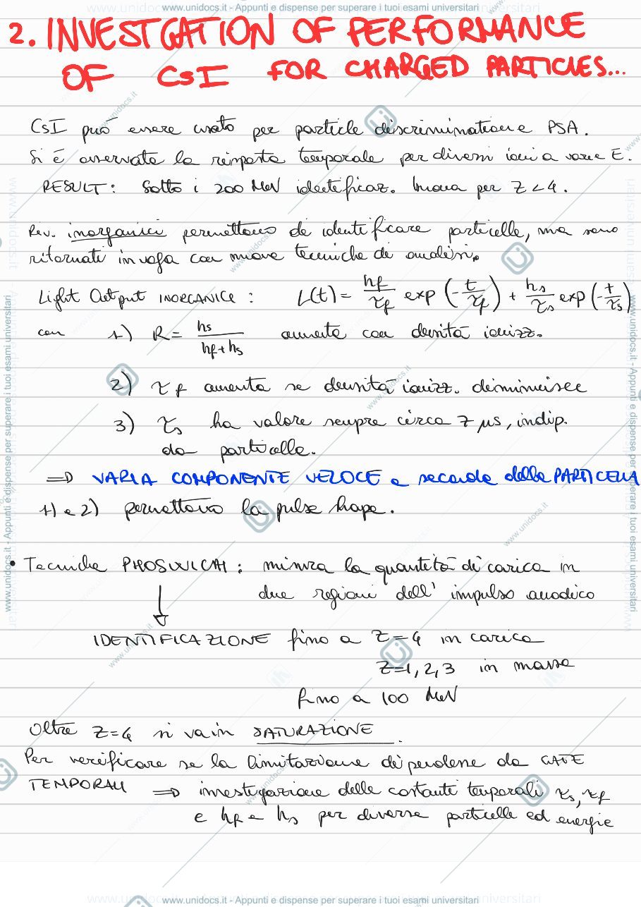 Anteprima pagina 3 — Appunti del corso di Interazione e Rivelazione della Radiazione Nucleare