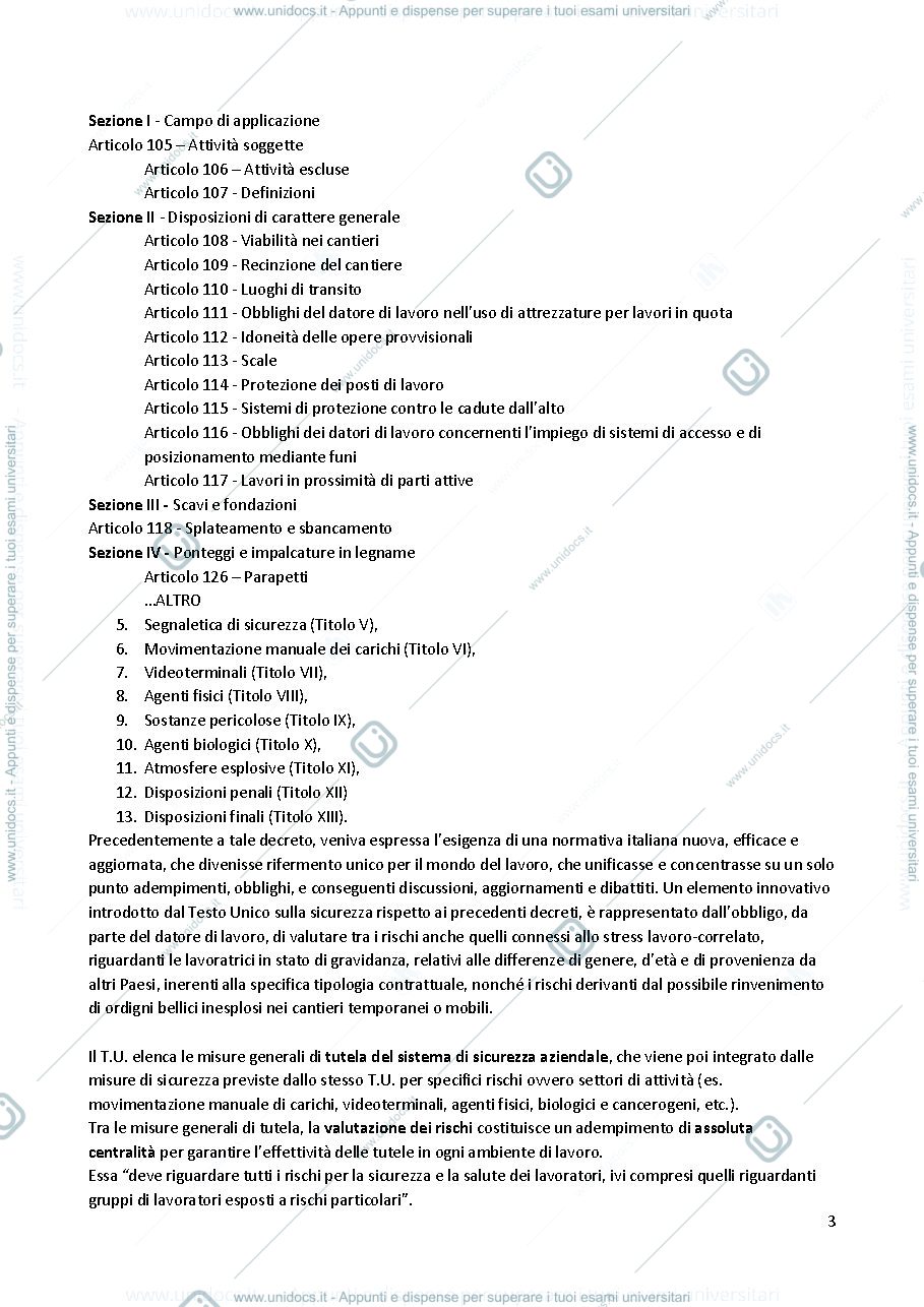 Anteprima pagina 3 — Sintesi Safety