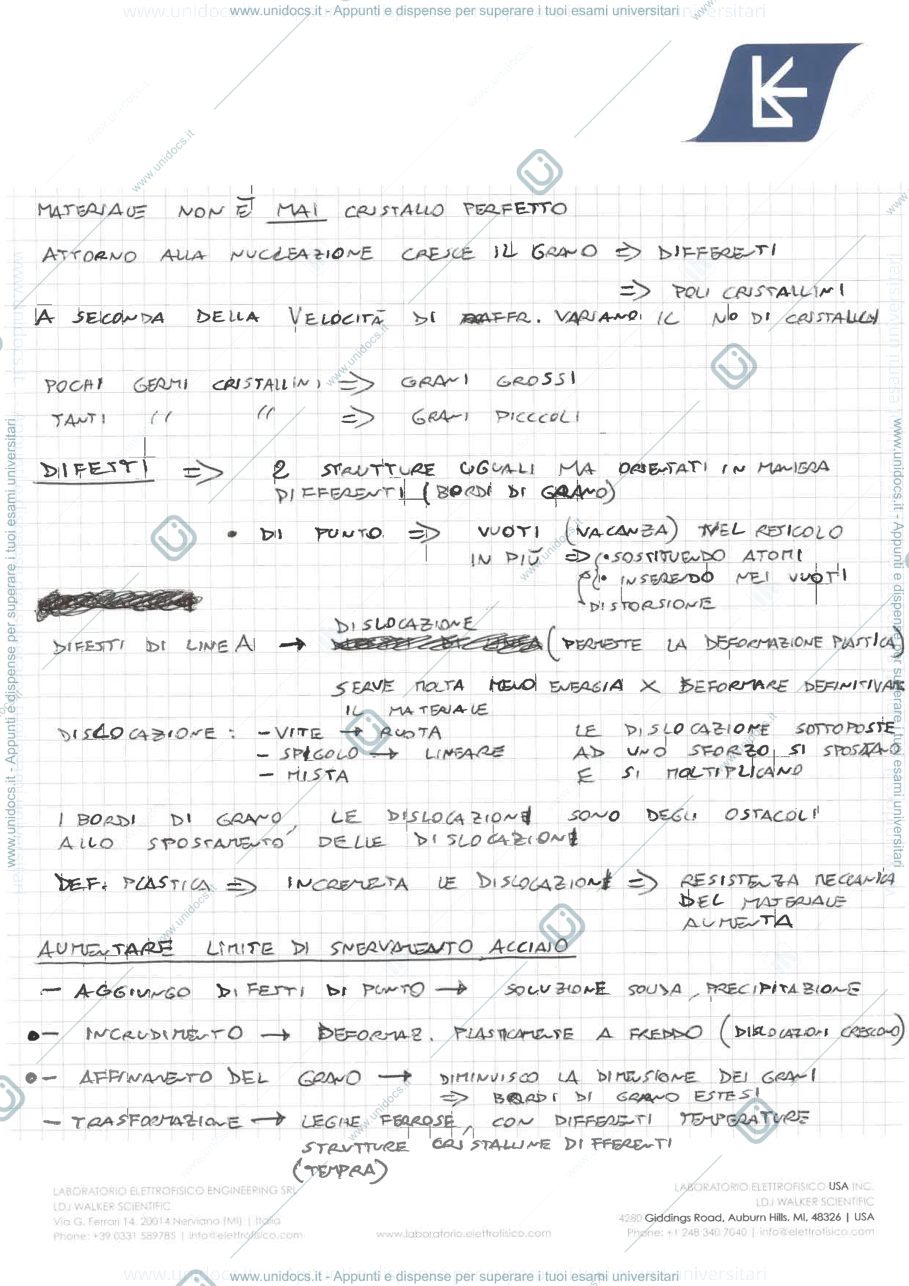 Anteprima pagina 3 — Appunti lezioni s e g materiali