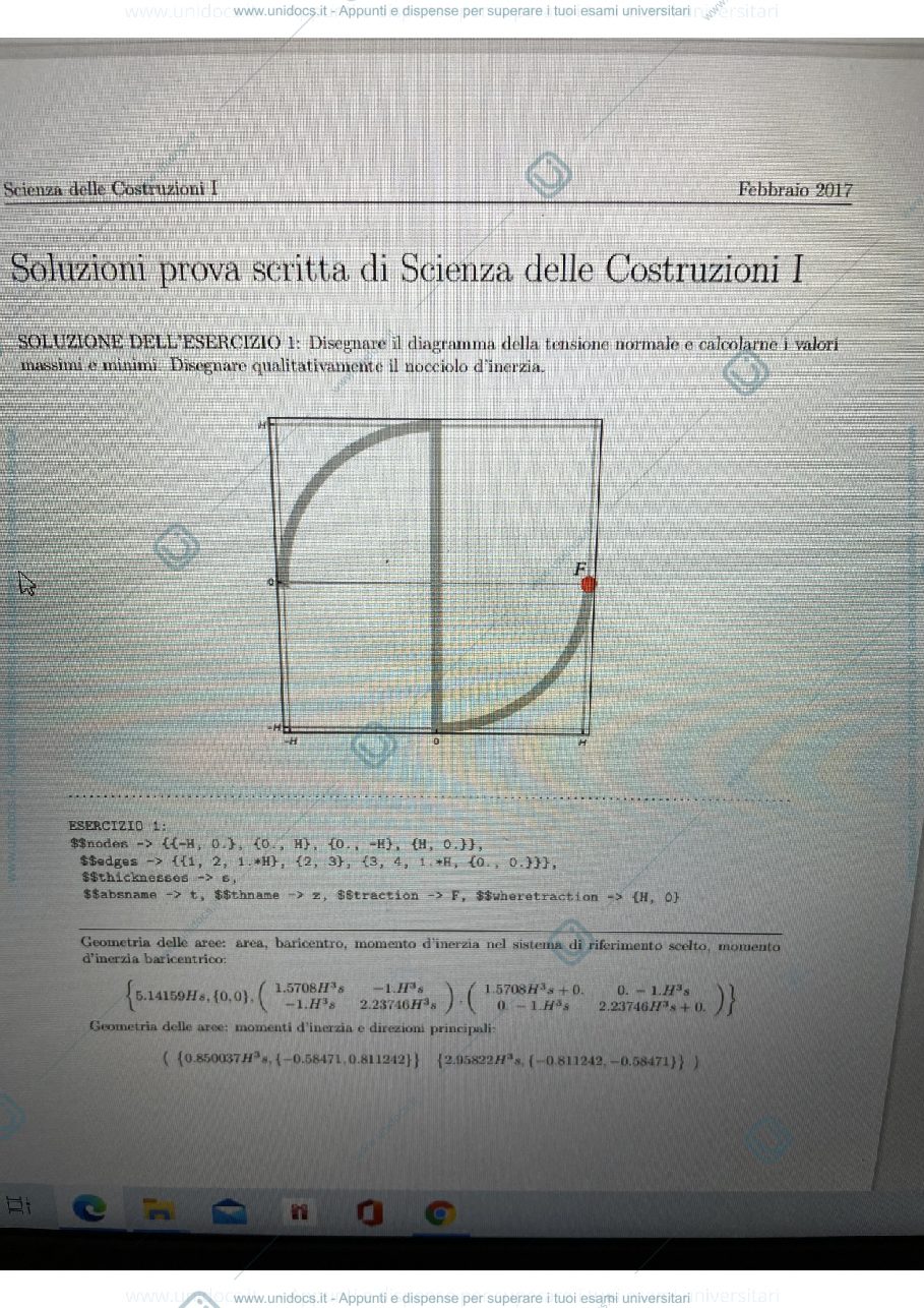 Anteprima pagina 1 — ESAME SVOLTO FEBBRAIO 2017