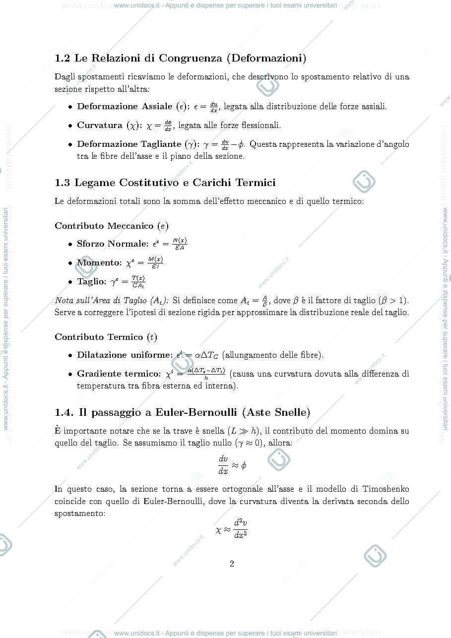 Anteprima pagina 2 — teoria di scienza delle costruzioni