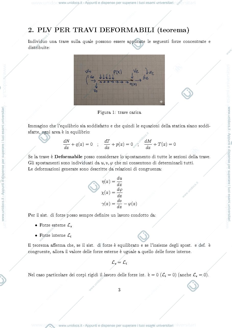 Anteprima pagina 3 — teoria di scienza delle costruzioni