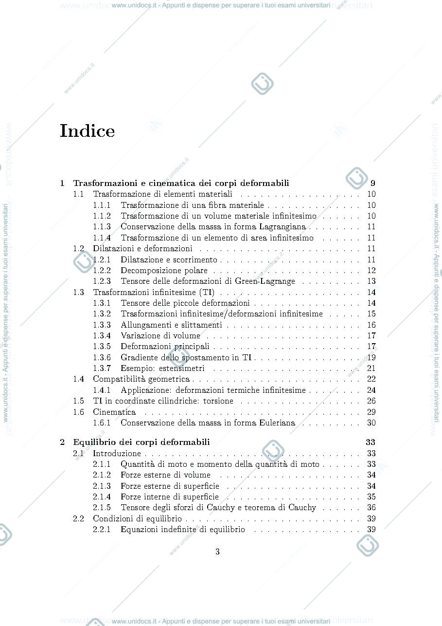 Anteprima pagina 3 — Dispense Meccanica dei Solidi