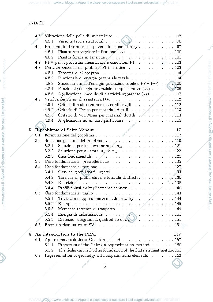 Anteprima pagina 5 — Dispense Meccanica dei Solidi