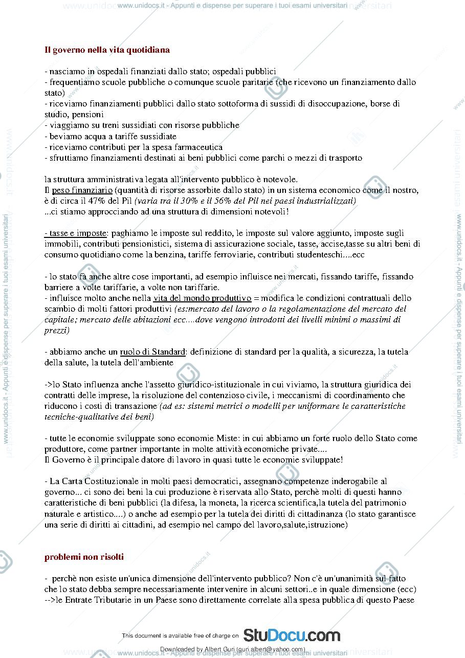 Anteprima pagina 2 — appunti presi sotto universita di bologna.