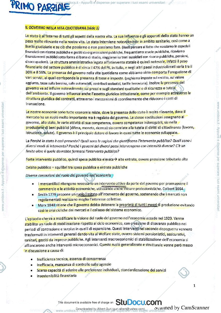 Anteprima pagina 2 — appunti presi sotto universita di bologna.