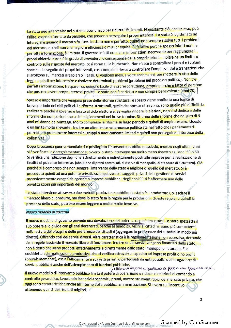 Anteprima pagina 3 — appunti presi sotto universita di bologna.