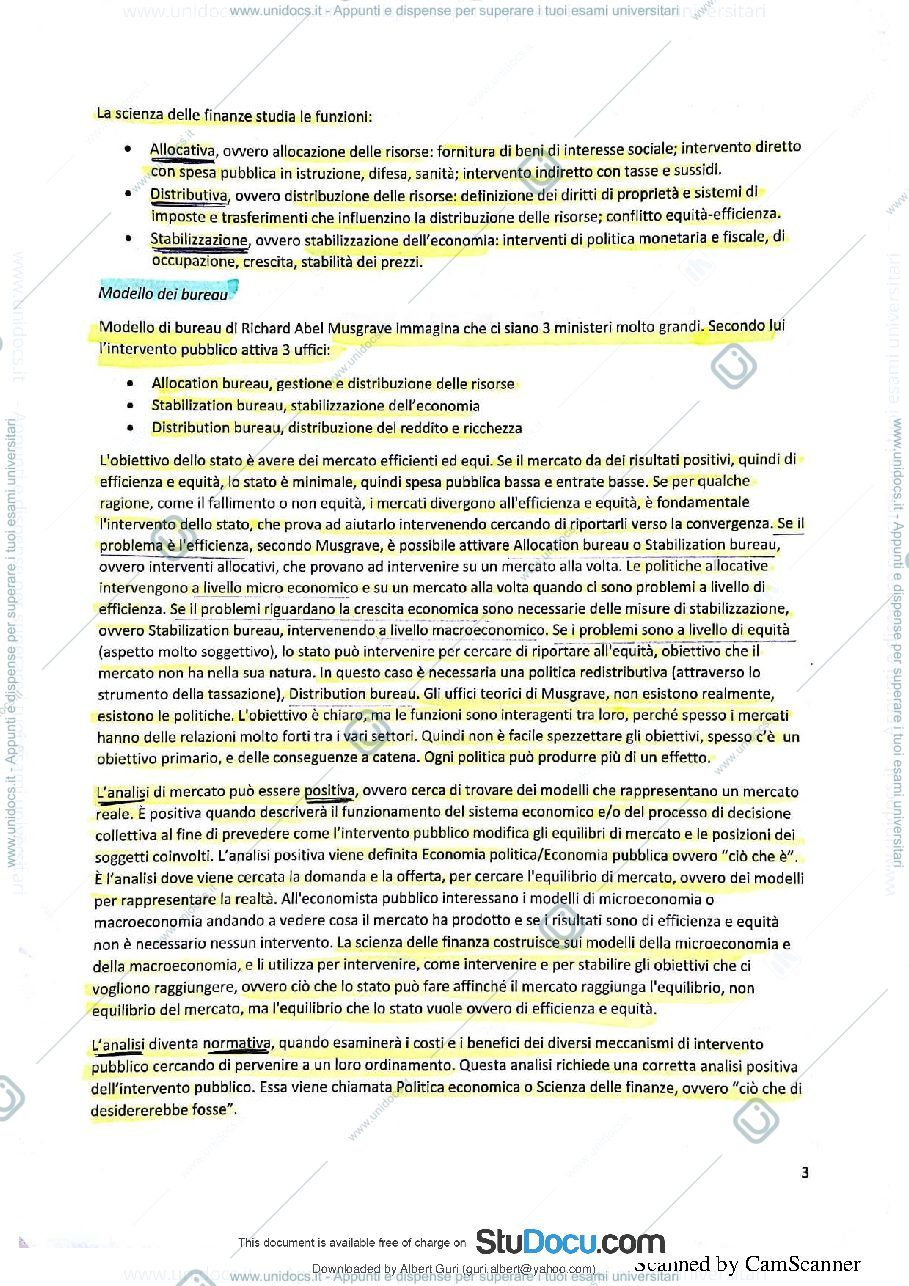 Anteprima pagina 4 — appunti presi sotto universita di bologna.