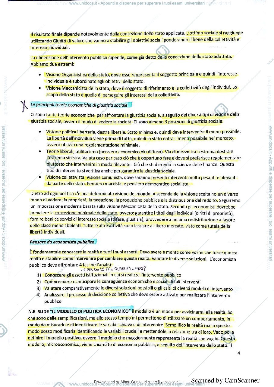 Anteprima pagina 5 — appunti presi sotto universita di bologna.