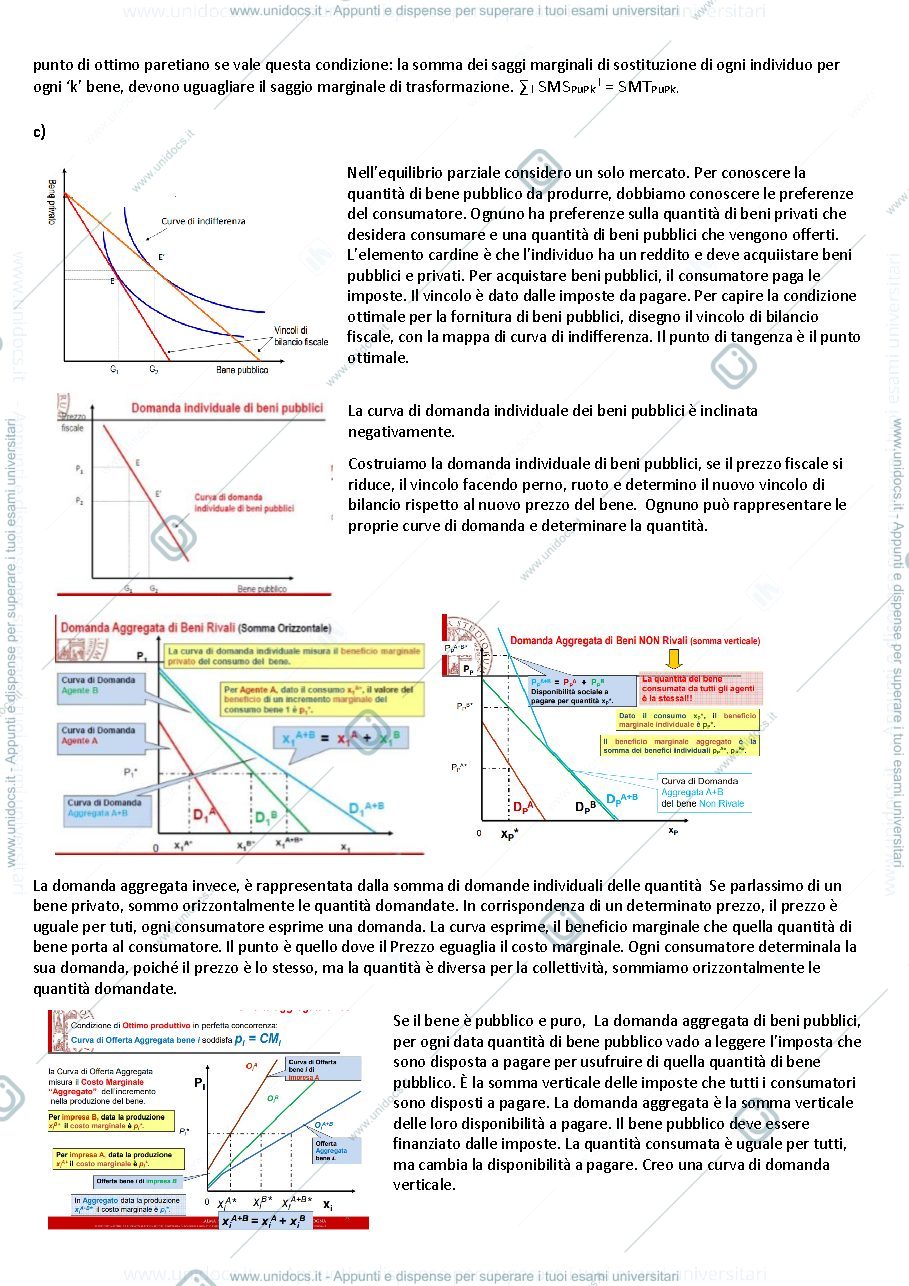 Anteprima pagina 2 — Scienza delle finanze - domande di esame prof. Ugolini Cristina