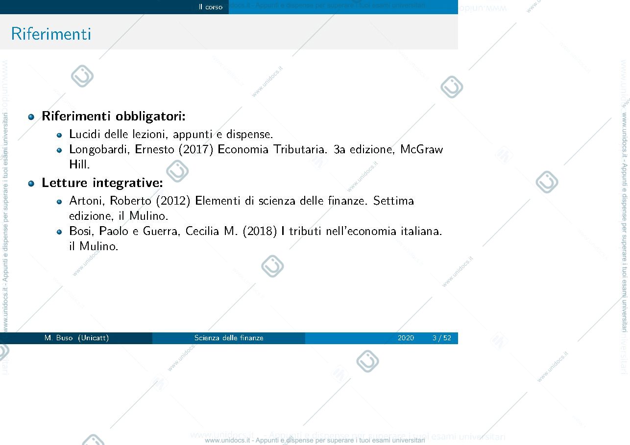 Anteprima pagina 3 — Slide complete scienza delle finanze 