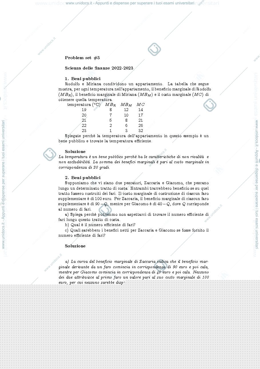 Anteprima pagina 1 — Problem Set 3