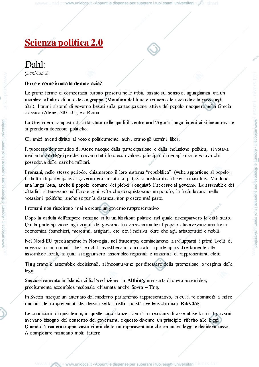 Anteprima pagina 1 — Scienza Politica 2.0