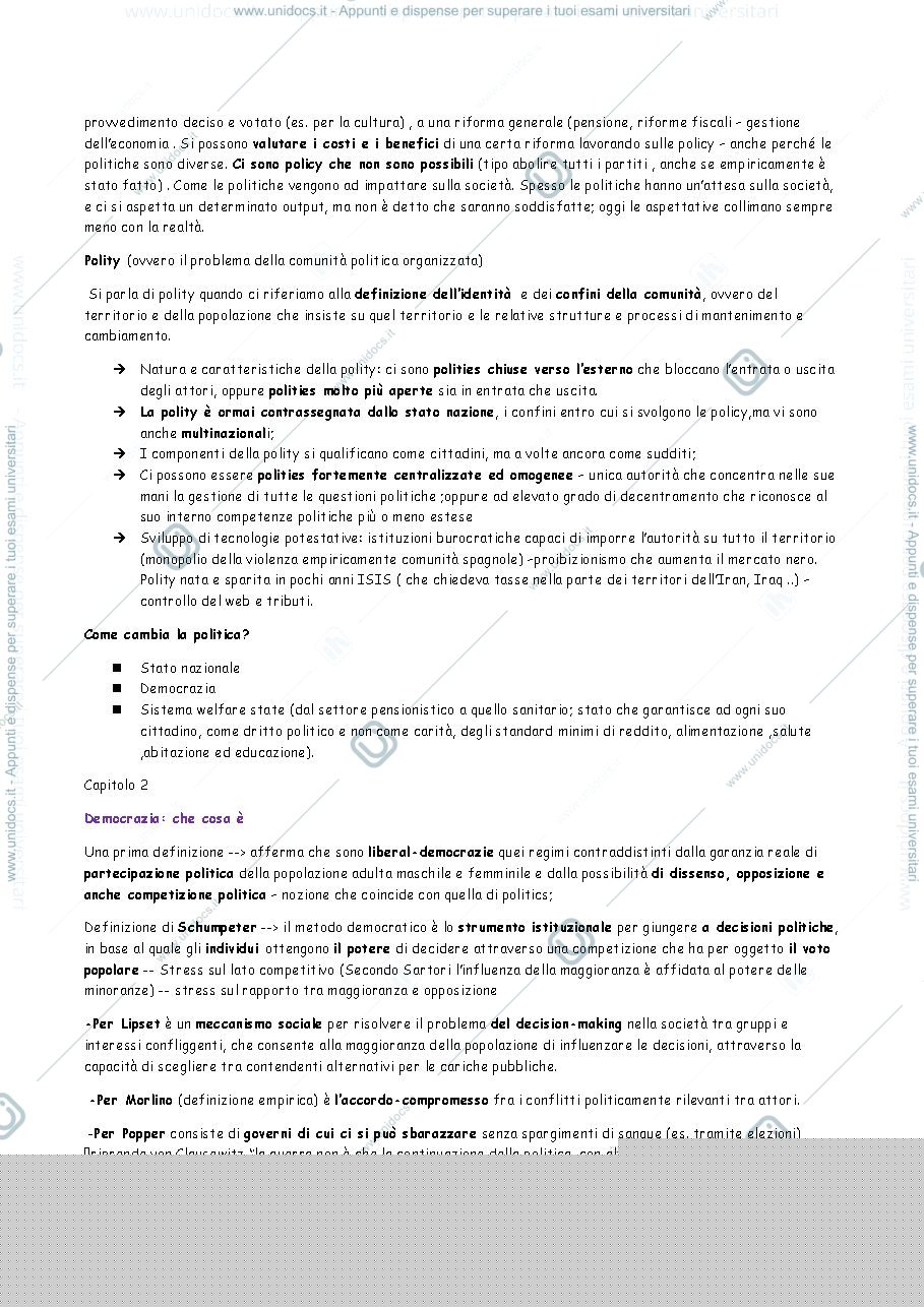 Anteprima pagina 3 — Appunti lezioni scienza politica 