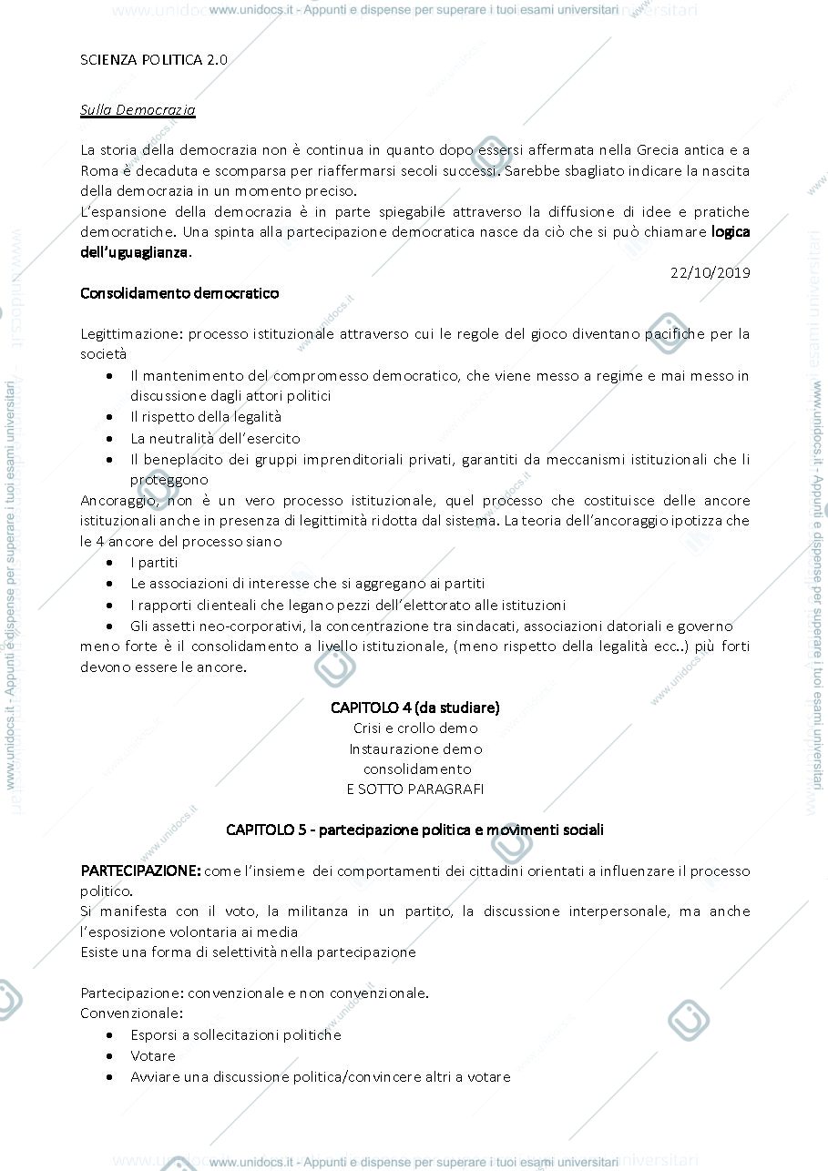 Anteprima pagina 1 — Scienza politica 2.0