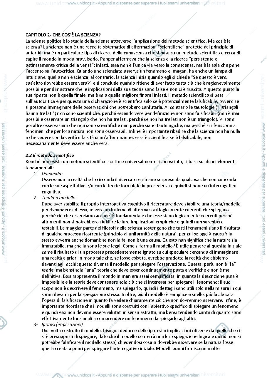 Anteprima pagina 1 — Riassunto completo per la preparazione dell’esame parziale con il prof. Pinto
