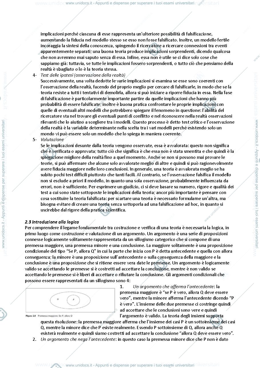 Anteprima pagina 2 — Riassunto completo per la preparazione dell’esame parziale con il prof. Pinto